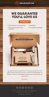 Dollar Shave Club Email Design