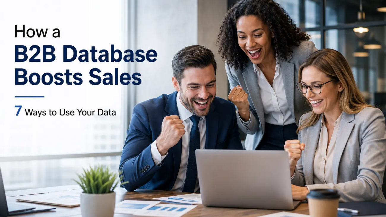 How a B2B Database Boosts Sales 7 Ways to Use Your Data