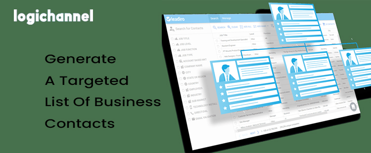 Generate A Targeted List Of Business Contacts | LogiChannel