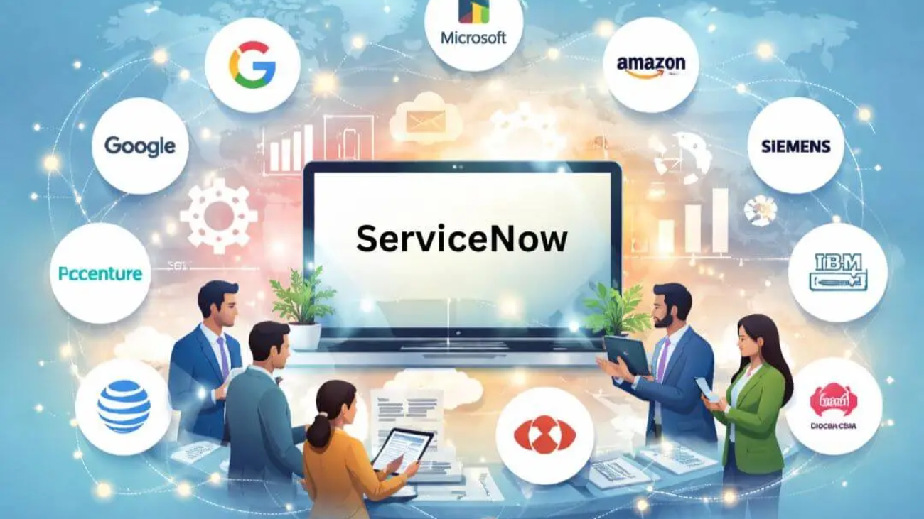 Top 10 Global Companies using ServiceNow