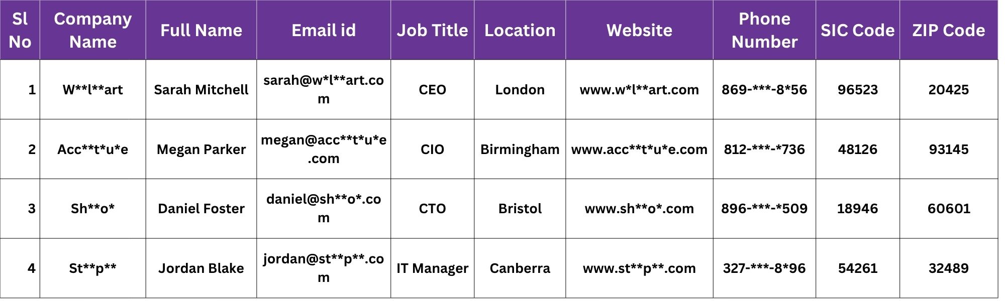 VMware Users Email List Sample