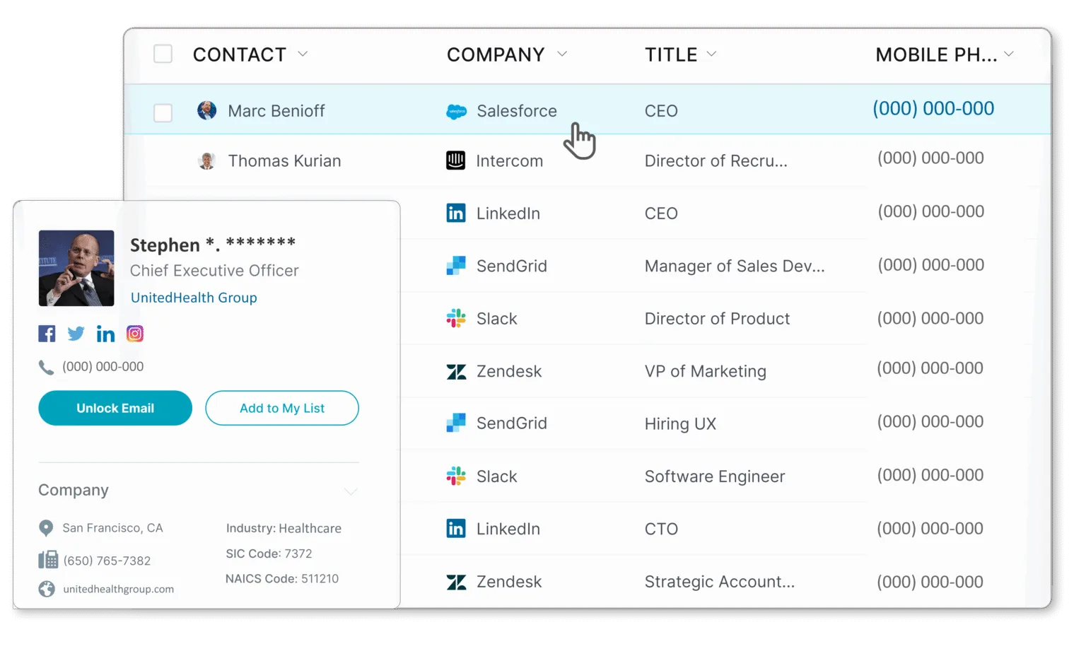 education-email-list