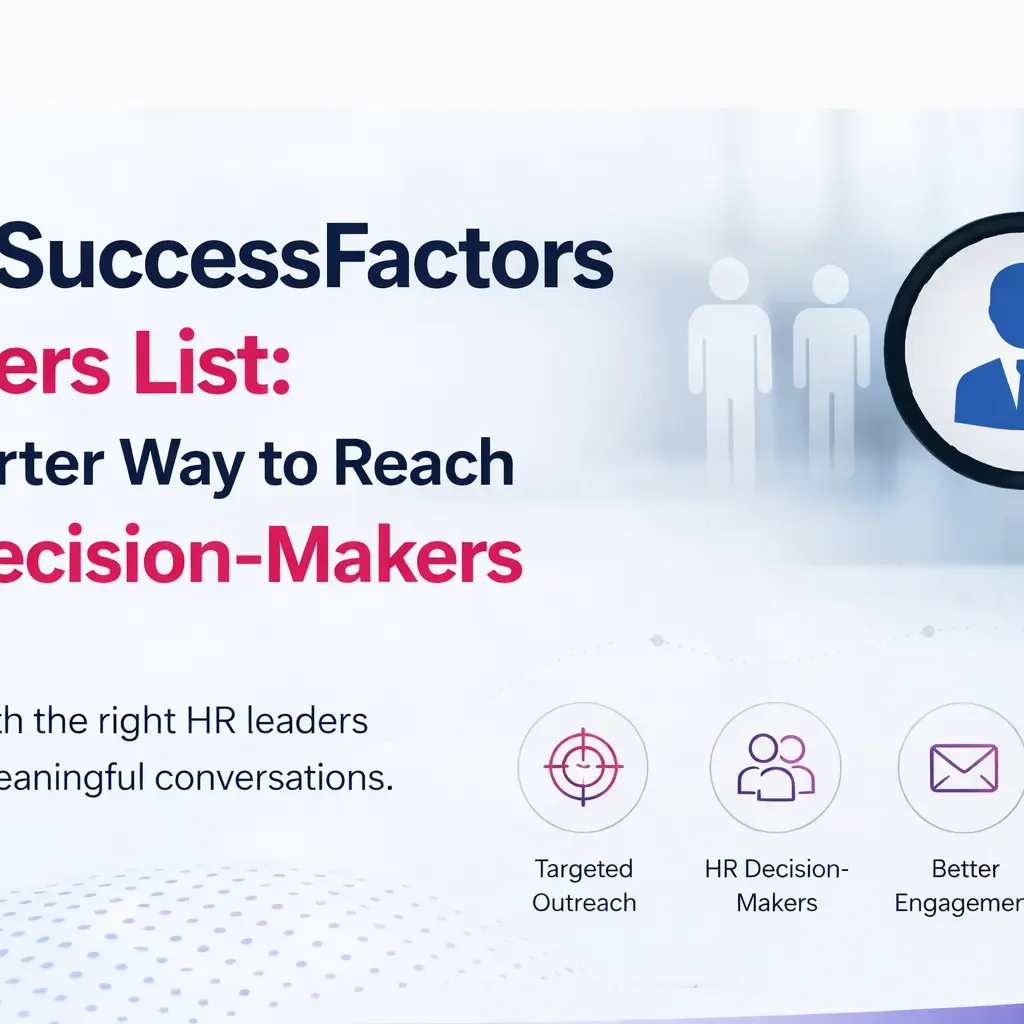 SAP Successfactor Users Email List